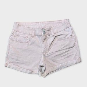 SO Dusty Pink Favorite MIDI Denim Shorts Size 11 Juniors